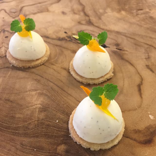 cheesecake met platte kaas